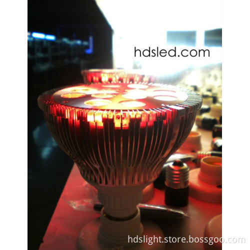 led rgb light par 12w 230v 12v
